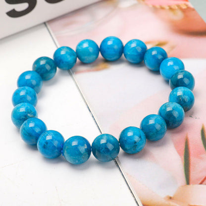 10mm Blue Apatite Healing Spiritual Bracelet