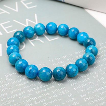 10mm Blue Apatite Healing Spiritual Bracelet