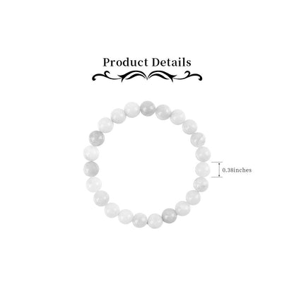 10mm Blue Sandstone Spiritual Bracelet for Protection