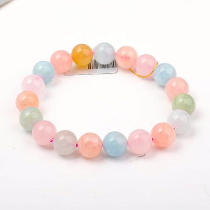 10mm Morganite Spiritual Bracelet for Healing & Balance