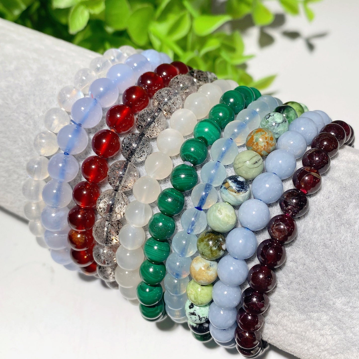 6mm Mixed Crystal Healing Bracelet for Spiritual Protection