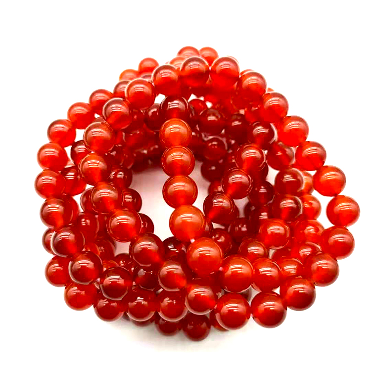 8mm Carnelian Spiritual Bracelet for Vitality & Motivation