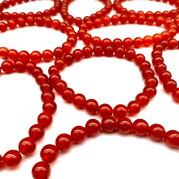 8mm Carnelian Spiritual Bracelet for Vitality & Motivation