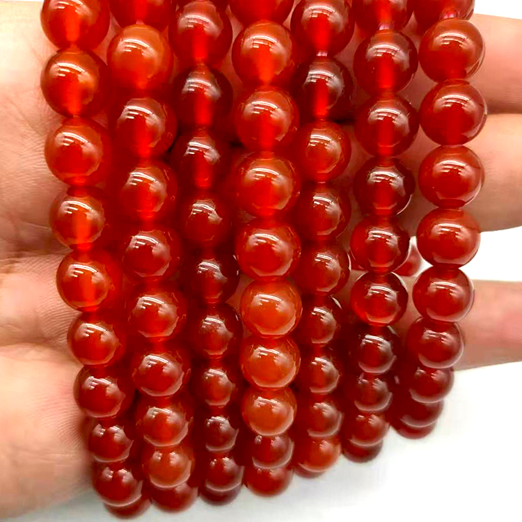 8mm Carnelian Spiritual Bracelet for Vitality & Motivation