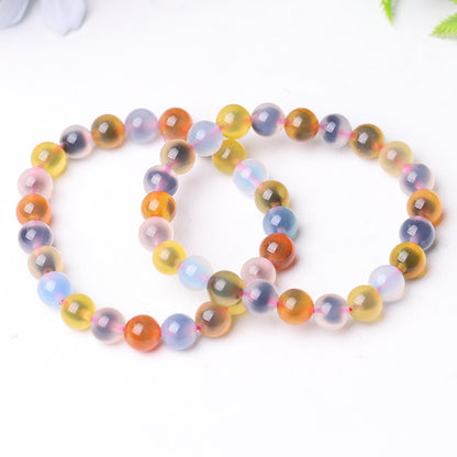 8mm Crystal Healing Bead Bracelet for Spiritual Protection