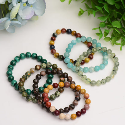 8mm Mixed Crystal Spiritual Healing Bracelet