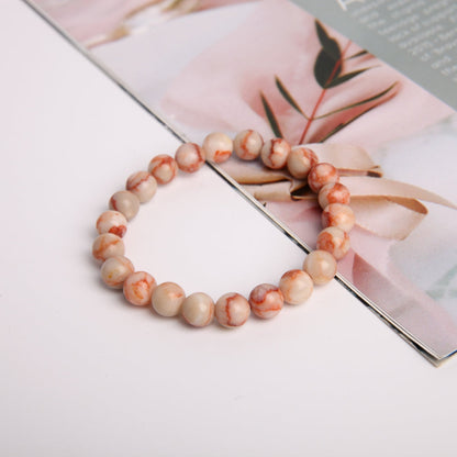 8mm Red Line Crystal Spiritual Bracelet