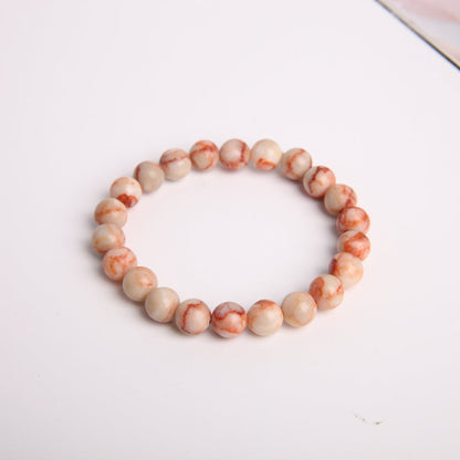 8mm Red Line Crystal Spiritual Bracelet