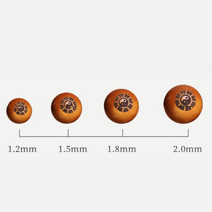 Lightning Struck Jujube Wood 12mm Protection Spiritual Bracelet